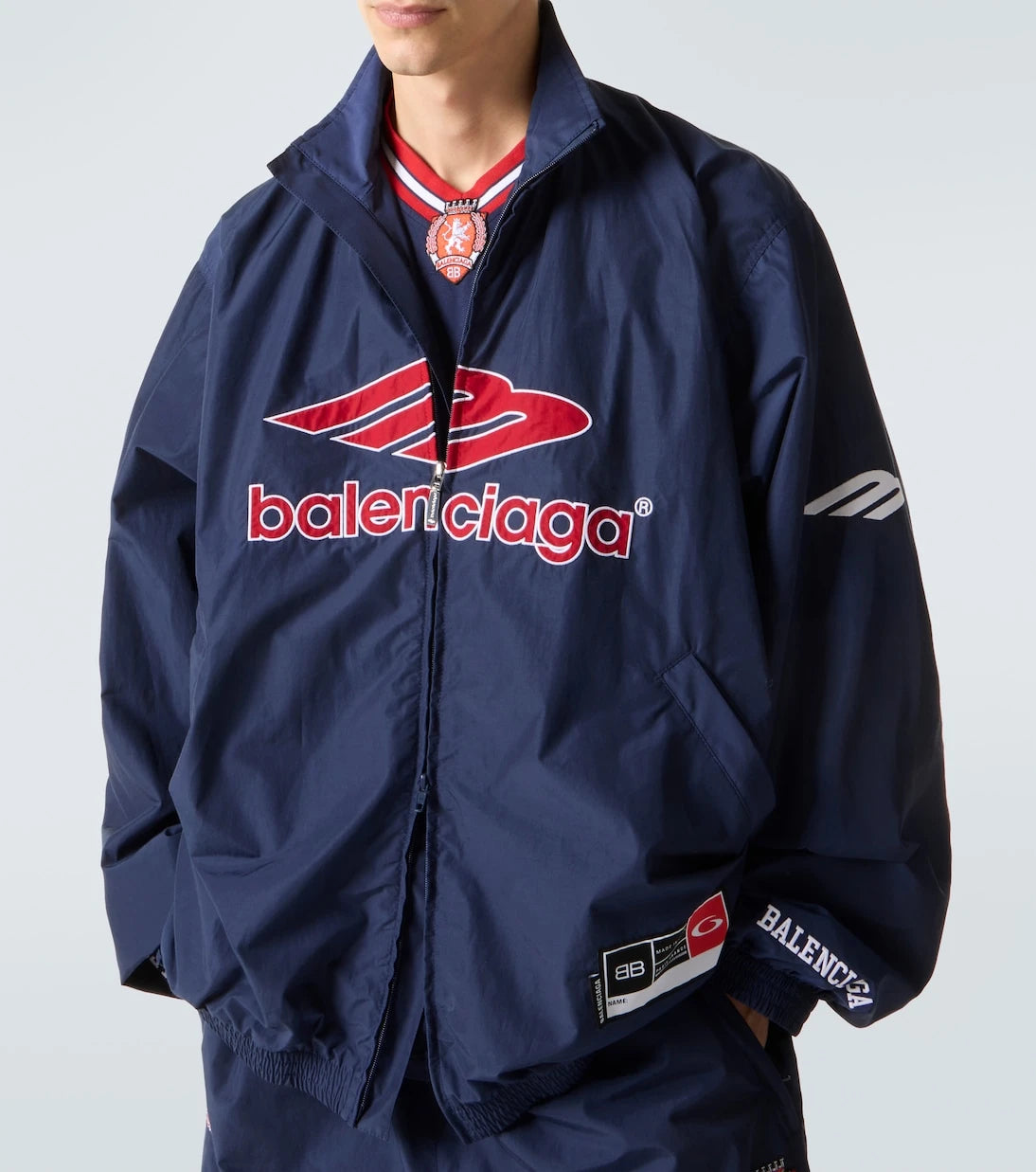 Balenciaga - 3B Sports Icon cotton-blend track jacket