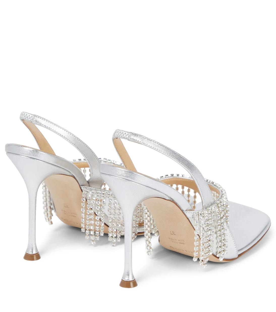 Magda Butrym - Embellished leather thong sandals