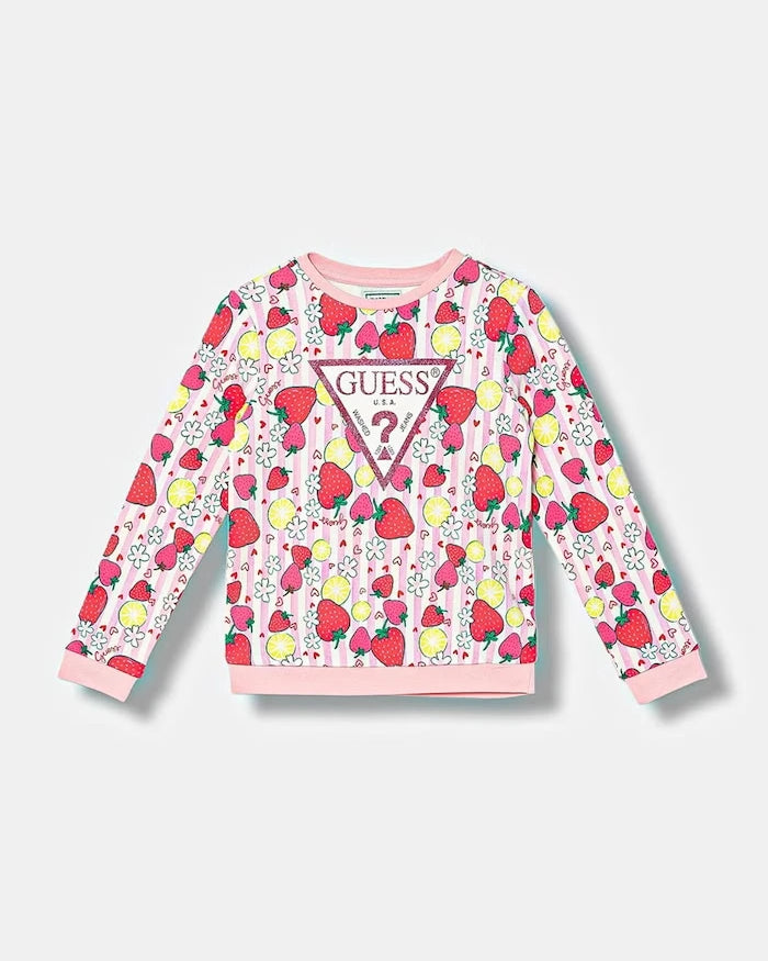 Çocuk Pamuklu Sweatshirt Guess