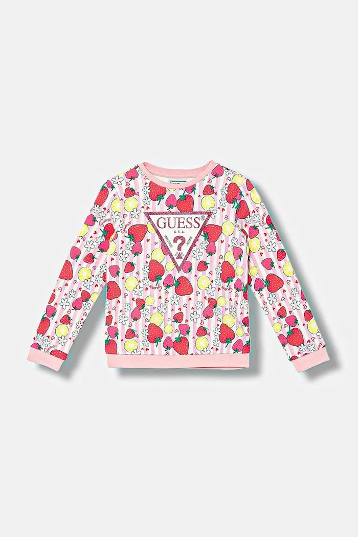 Çocuk Pamuklu Sweatshirt Guess