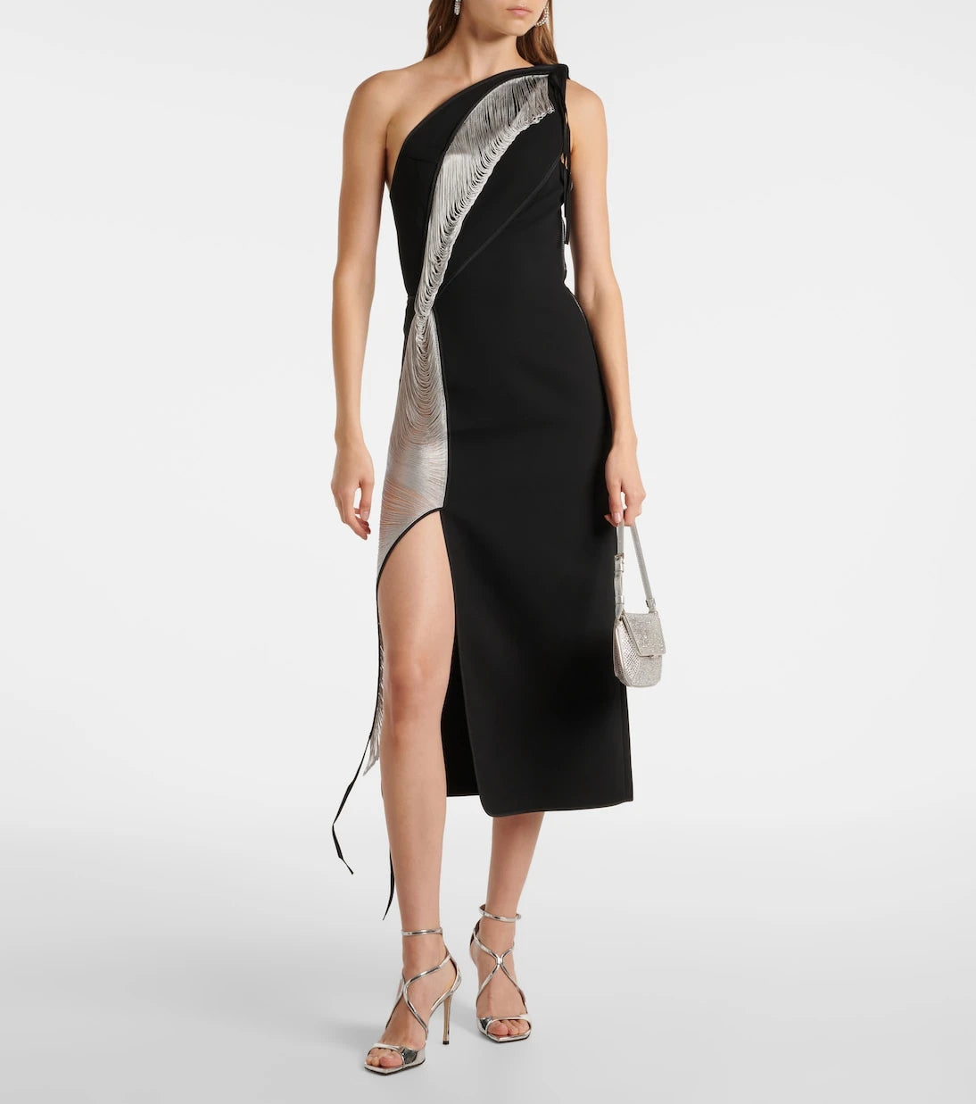Maticevski - Fringed midi dress