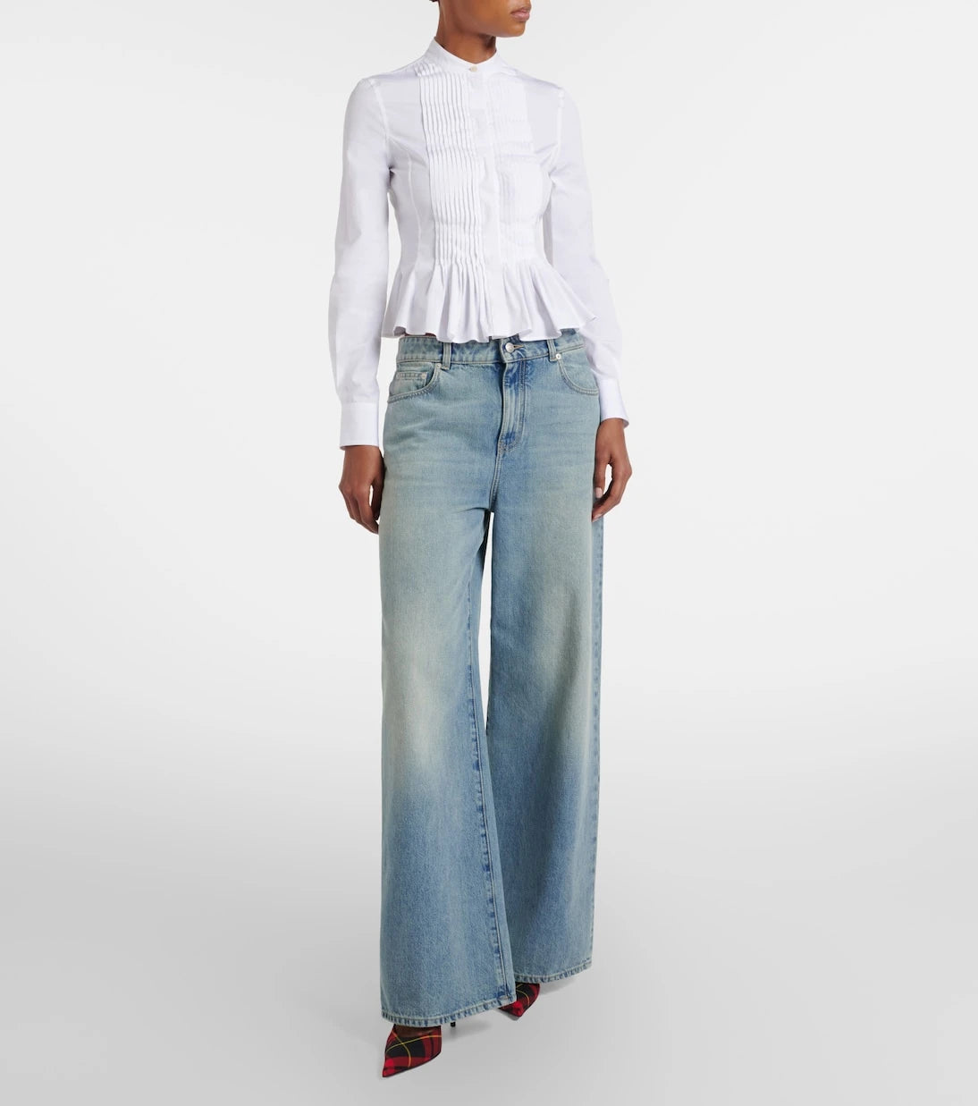 McQueen - Pamuklu poplin gömlek