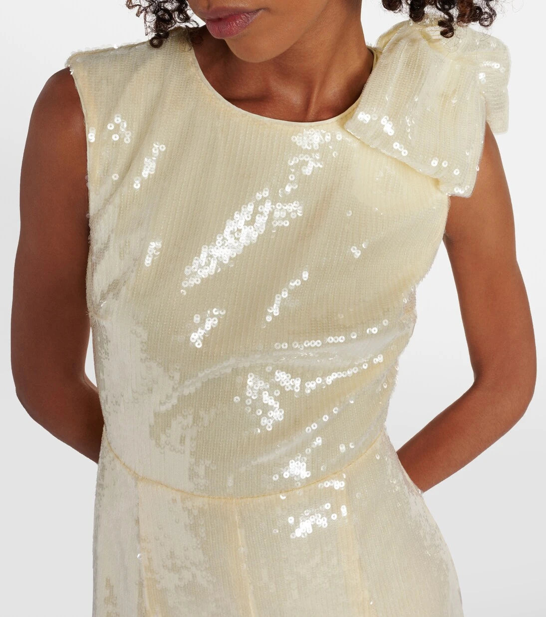 Roland Mouret - Sequined flared midi dress