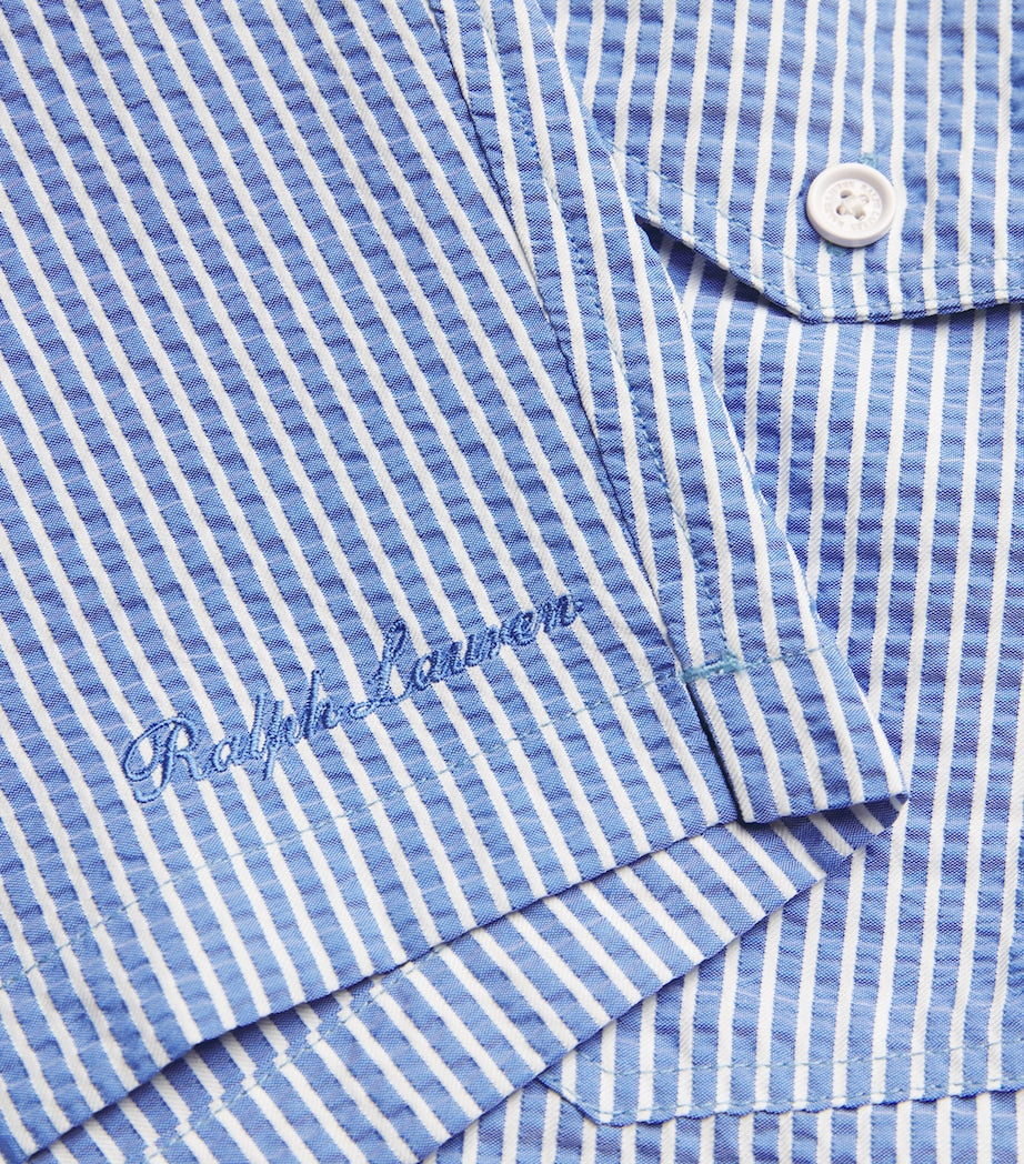 Seersucker Amalfi Swim Shorts