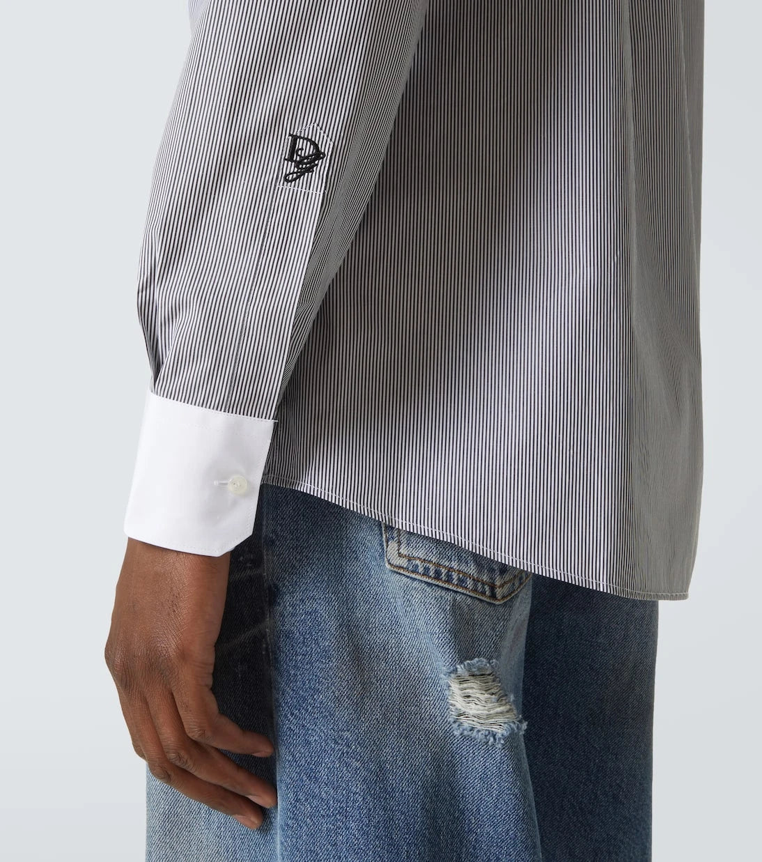 Dolce&Gabbana - Striped cotton poplin shirt