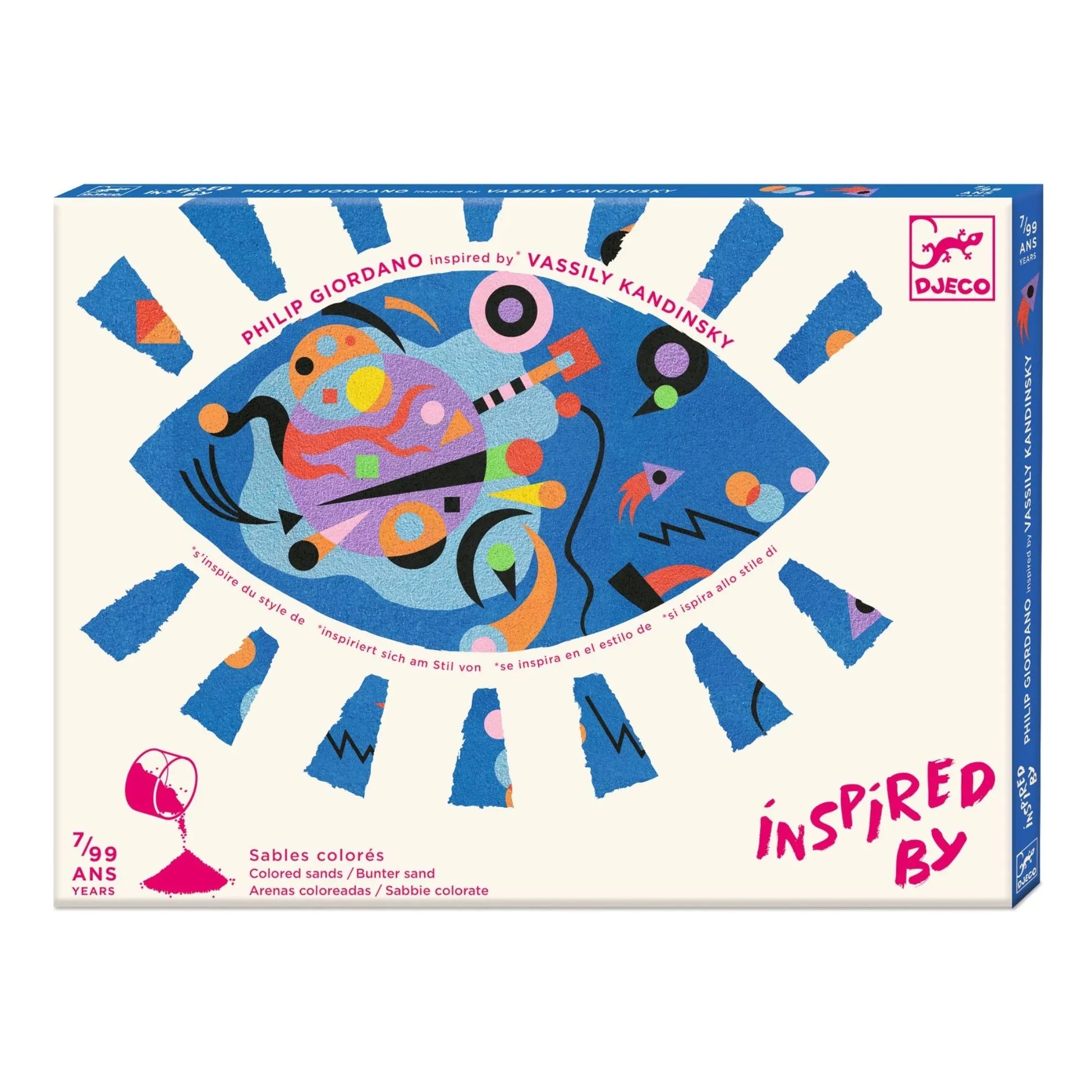 Djeco - Abstract Coloured Sand Activity Kit