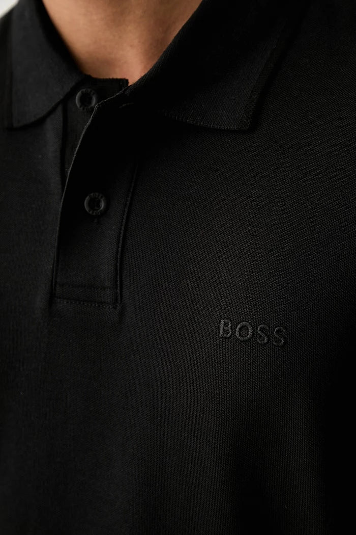 BOSS Orange Phoenix erkek pamuklu yakalı tişört