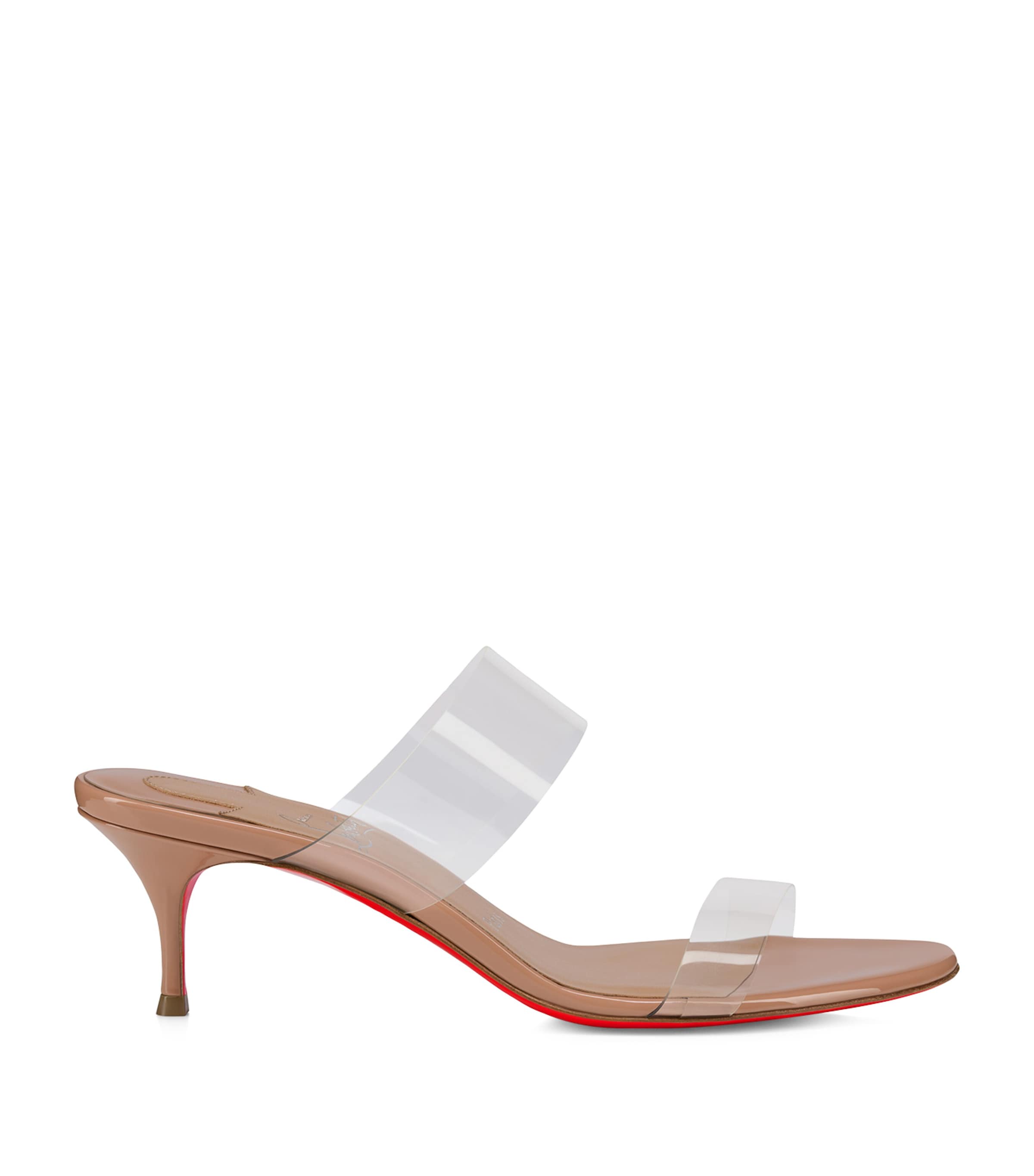 Christian Louboutin Nude Just Nothing Leather Heeled Sandals 55