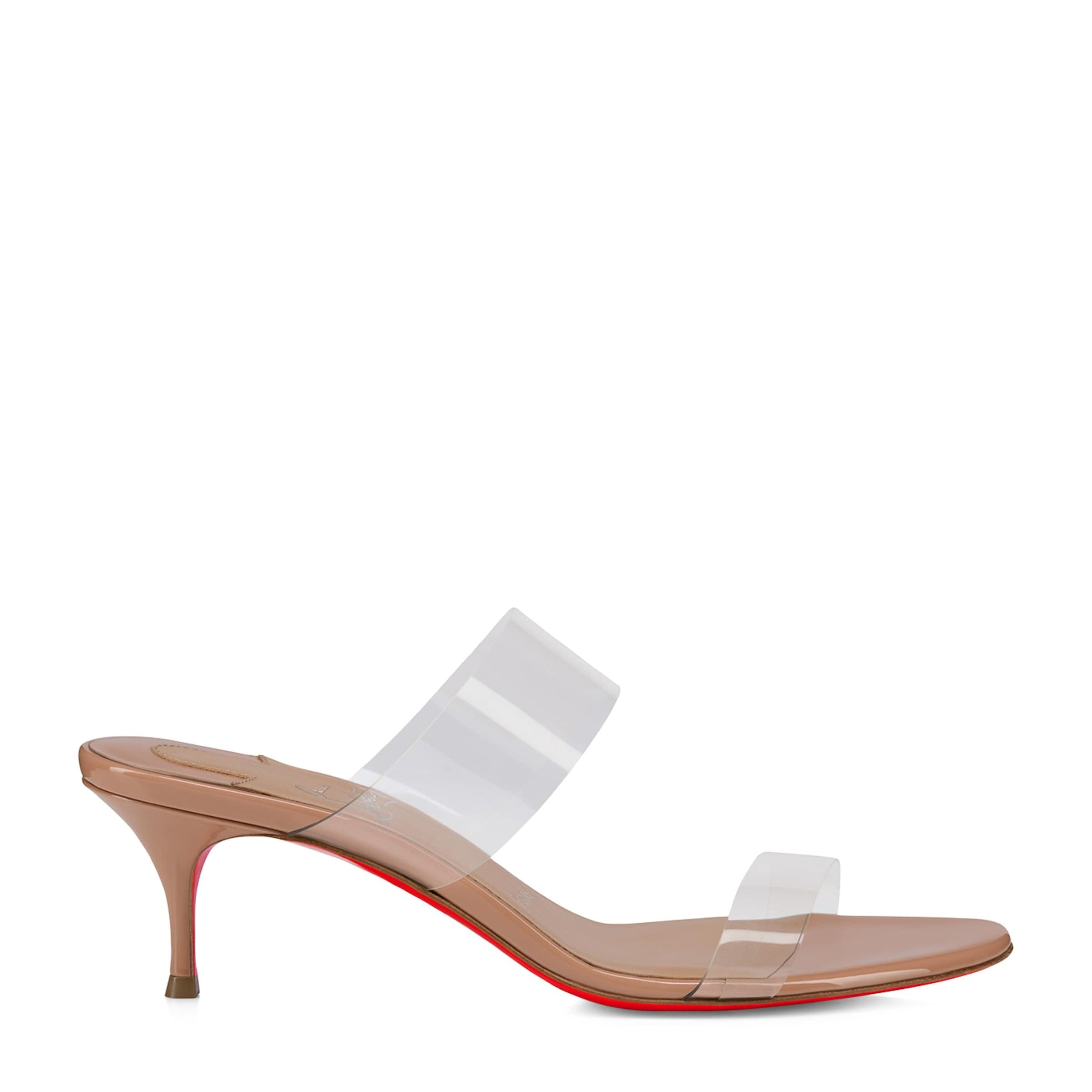 Christian Louboutin Nude Just Nothing Leather Heeled Sandals 55