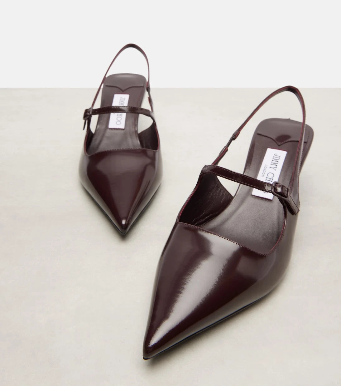 Jimmy Choo - Didi 45 deri slingback stiletto