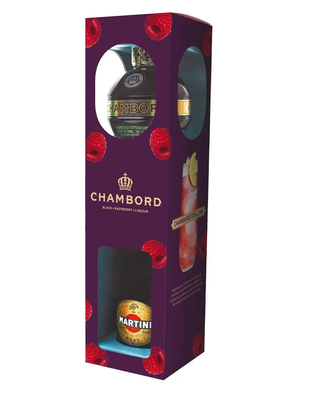 Chambord & Martini Prosecco Gift Pack, 2 x 20 cl