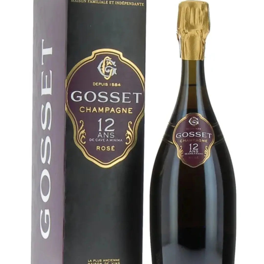 Gosset 12 Ans de Cave A Minima Rosé Champagne Gift Box, 75 cl