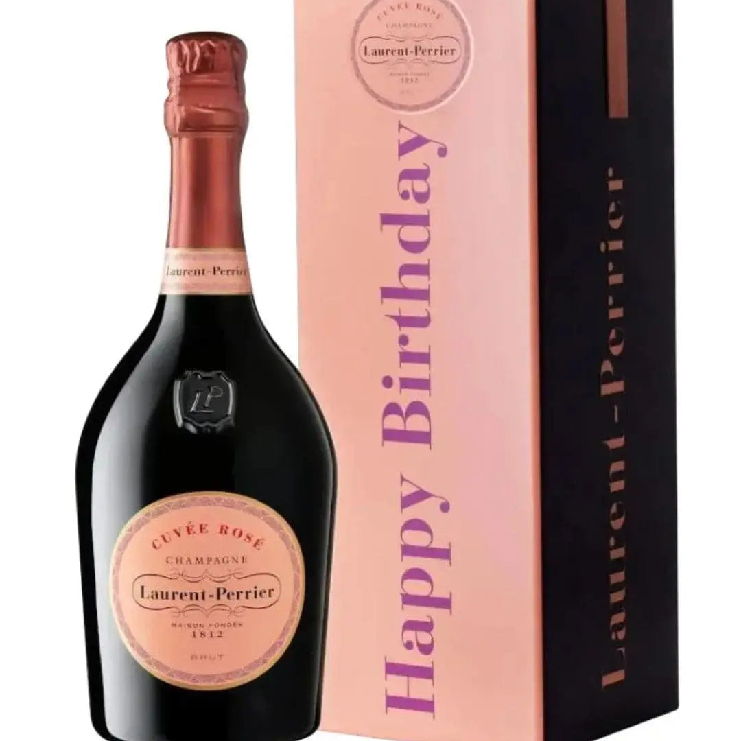Laurent-Perrier Cuvée Rosé Happy Birthday Tin Champagne, 75 cl