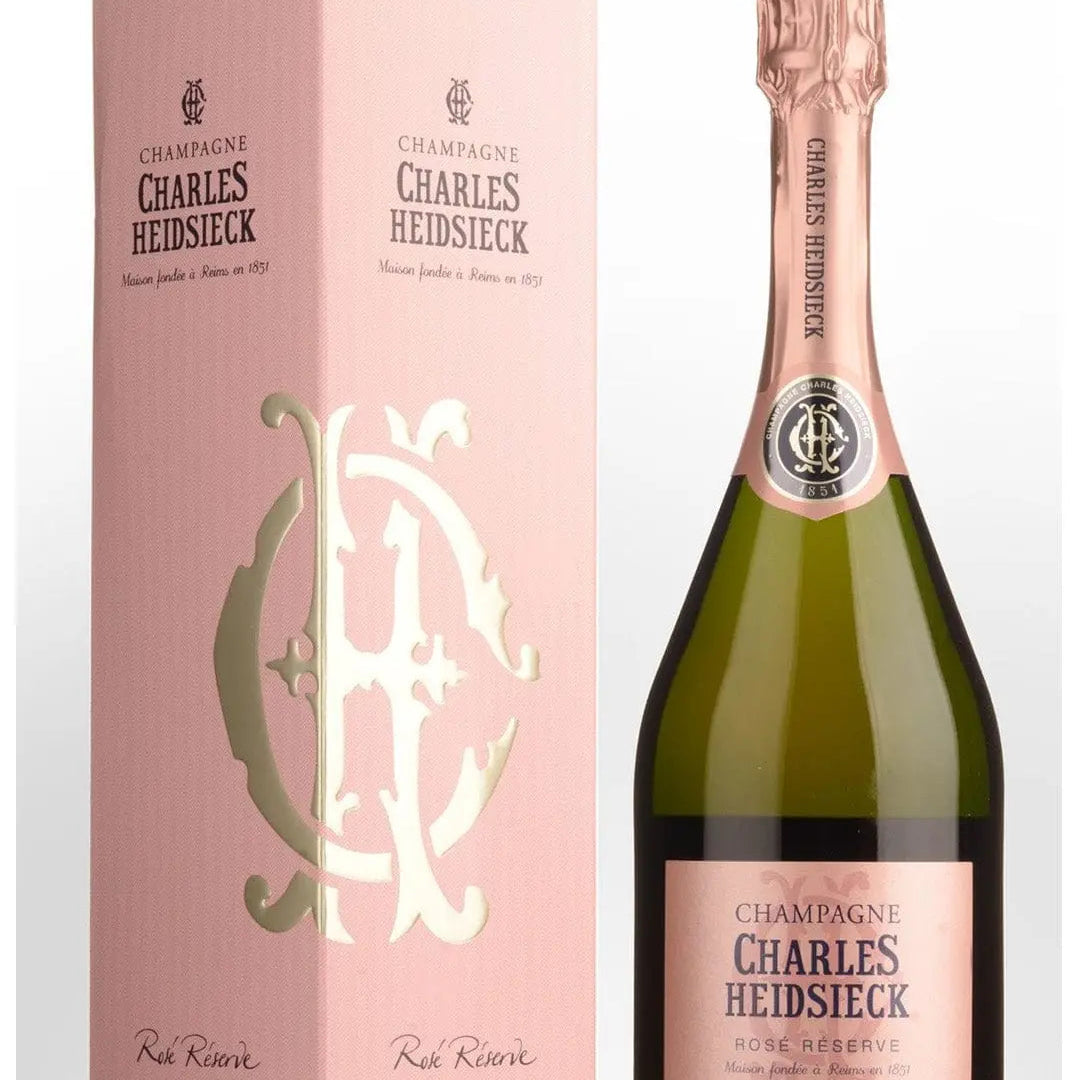 Charles Heidsieck Rosé Reserve Champagne Gift Box, 75 cl