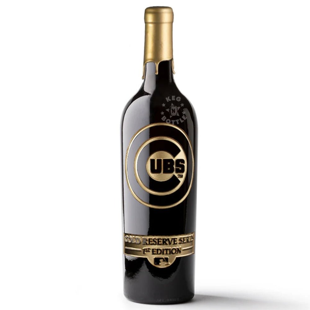 Chicago Cubs Gold Reserve Etched Cabernet Sauvignon Wine (750mL)