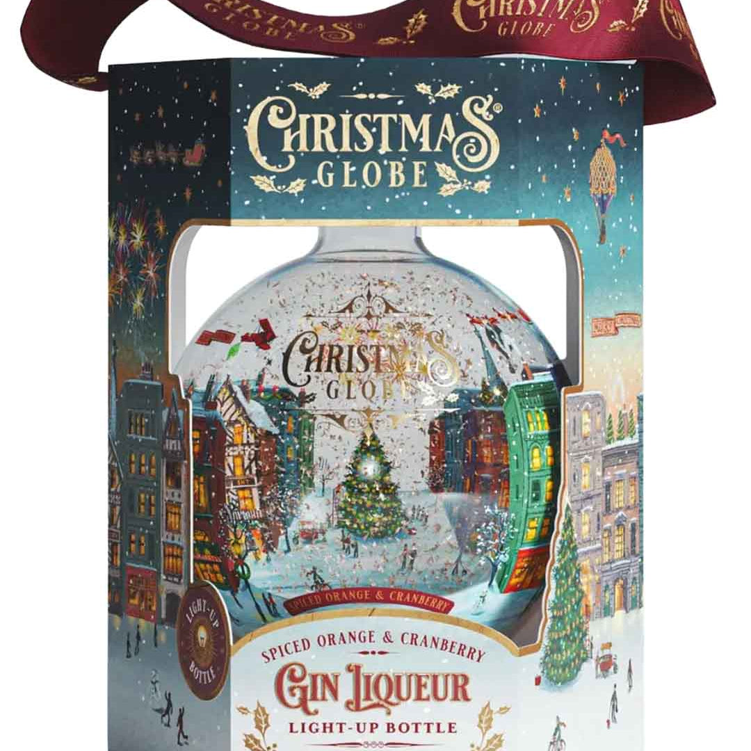 Christmas Globe Orange & Cranberry Gin Liqueur, 70 cl