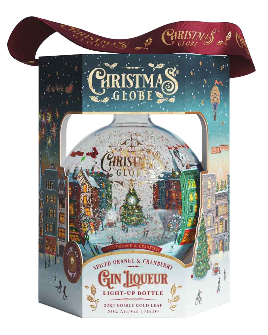 Christmas Globe Orange & Cranberry Gin Liqueur, 70 cl