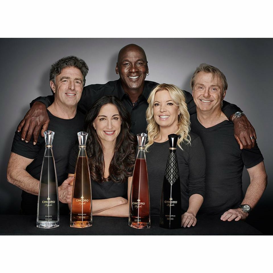 Cincoro Full Set Blanco, Reposado, Anejo, Extra Anejo (Michael Jordan) (4 x 750 ML)