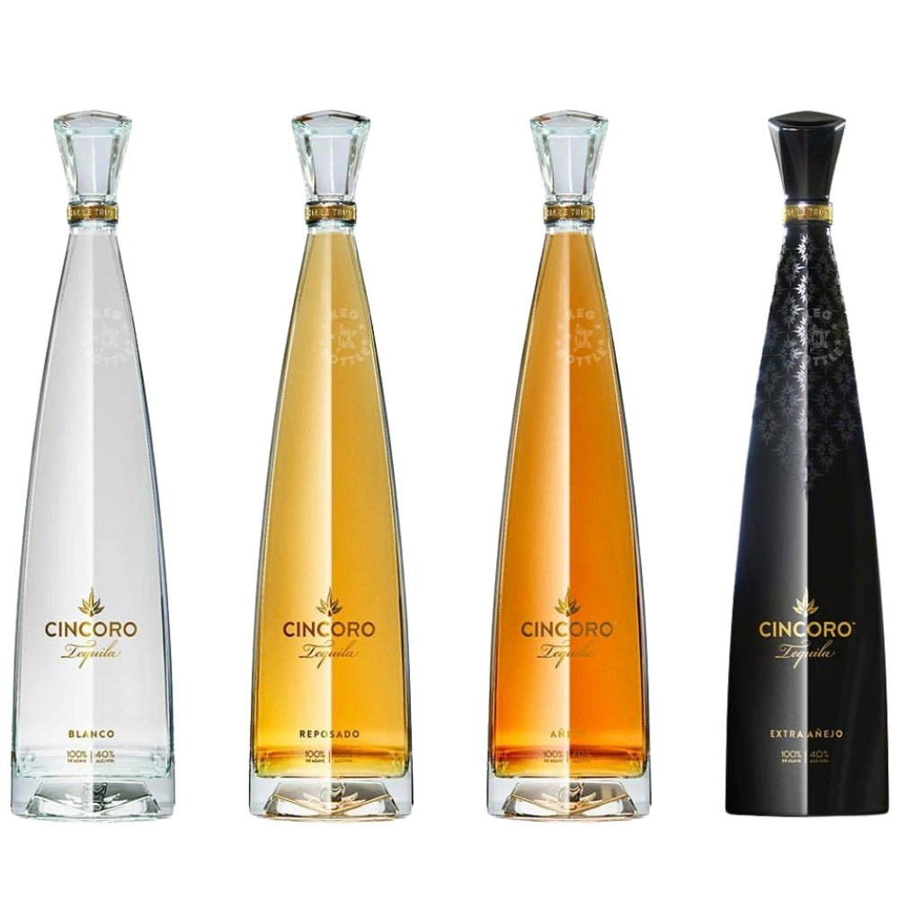 Cincoro Full Set Blanco, Reposado, Anejo, Extra Anejo (Michael Jordan) (4 x 750 ML)