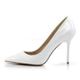 4" Heel Pointed-Toe Pump - White*