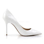 4" Heel Pointed-Toe Pump - White*