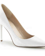 4" Heel Pointed-Toe Pump - White*