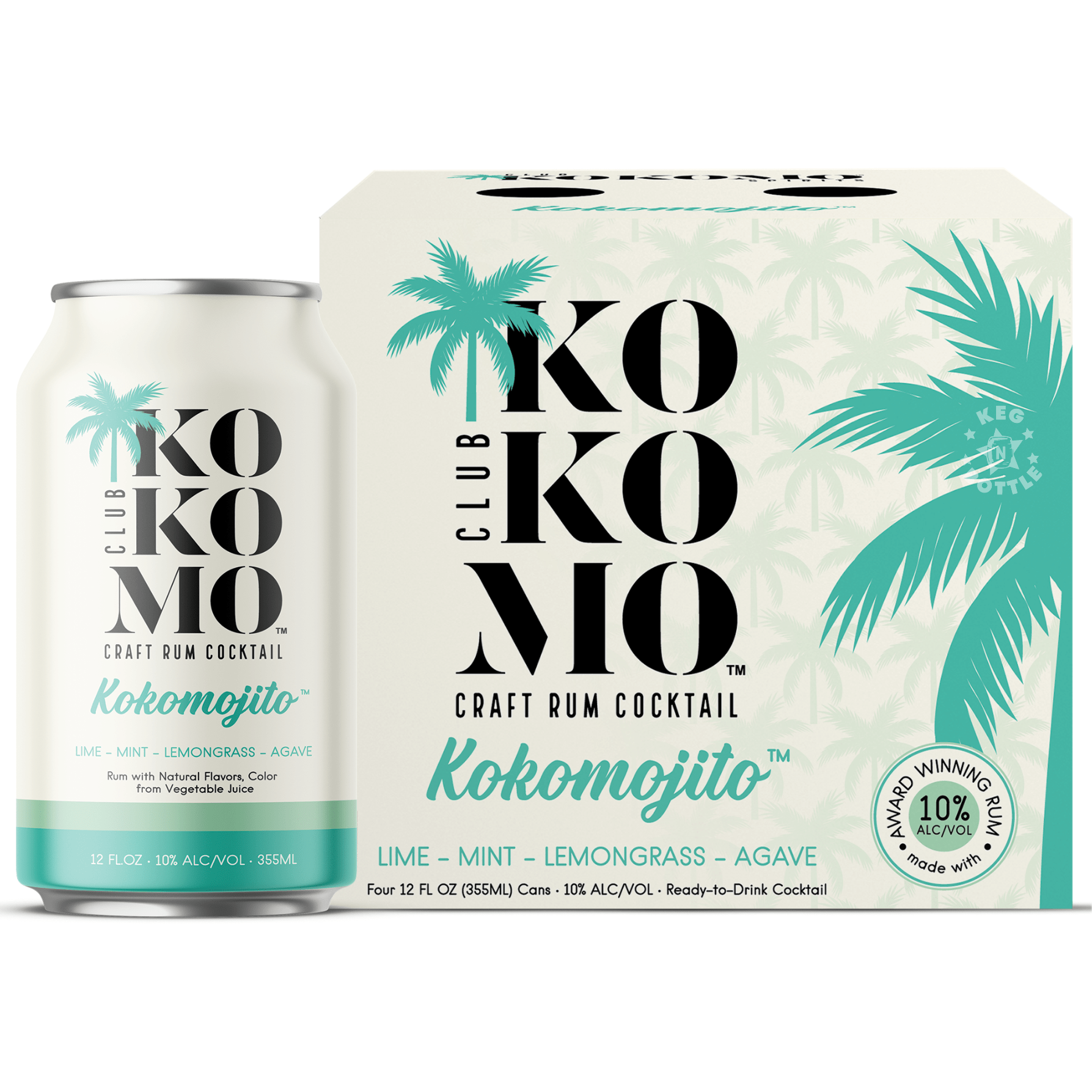 Club Kokomo Kokomojito Craft Rum Cocktail (4 Pack)