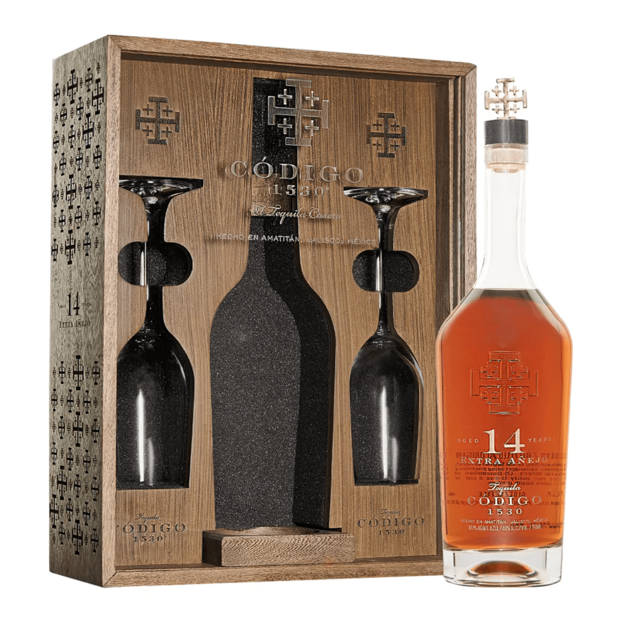 Código 1530 14 Year Extra Anejo Gift Set (750mL)