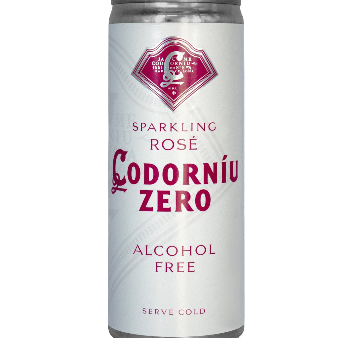 Codorniu Zero Alcohol Free Sparkling Rose Wine, 250 ml