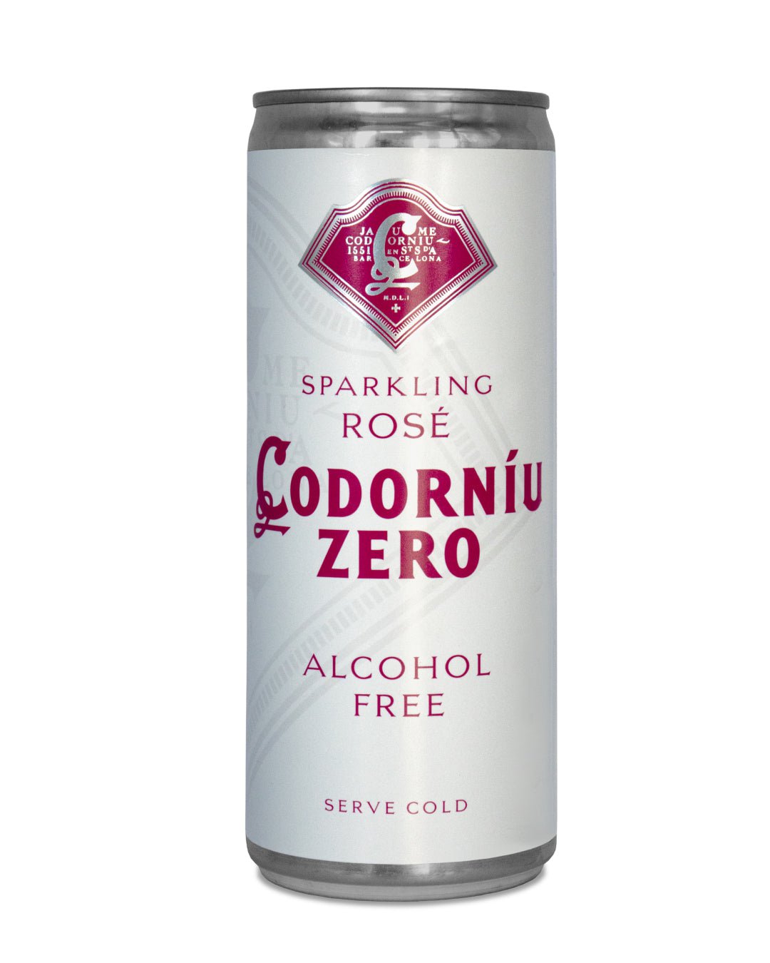 Codorniu Zero Alcohol Free Sparkling Rose Wine, 250 ml