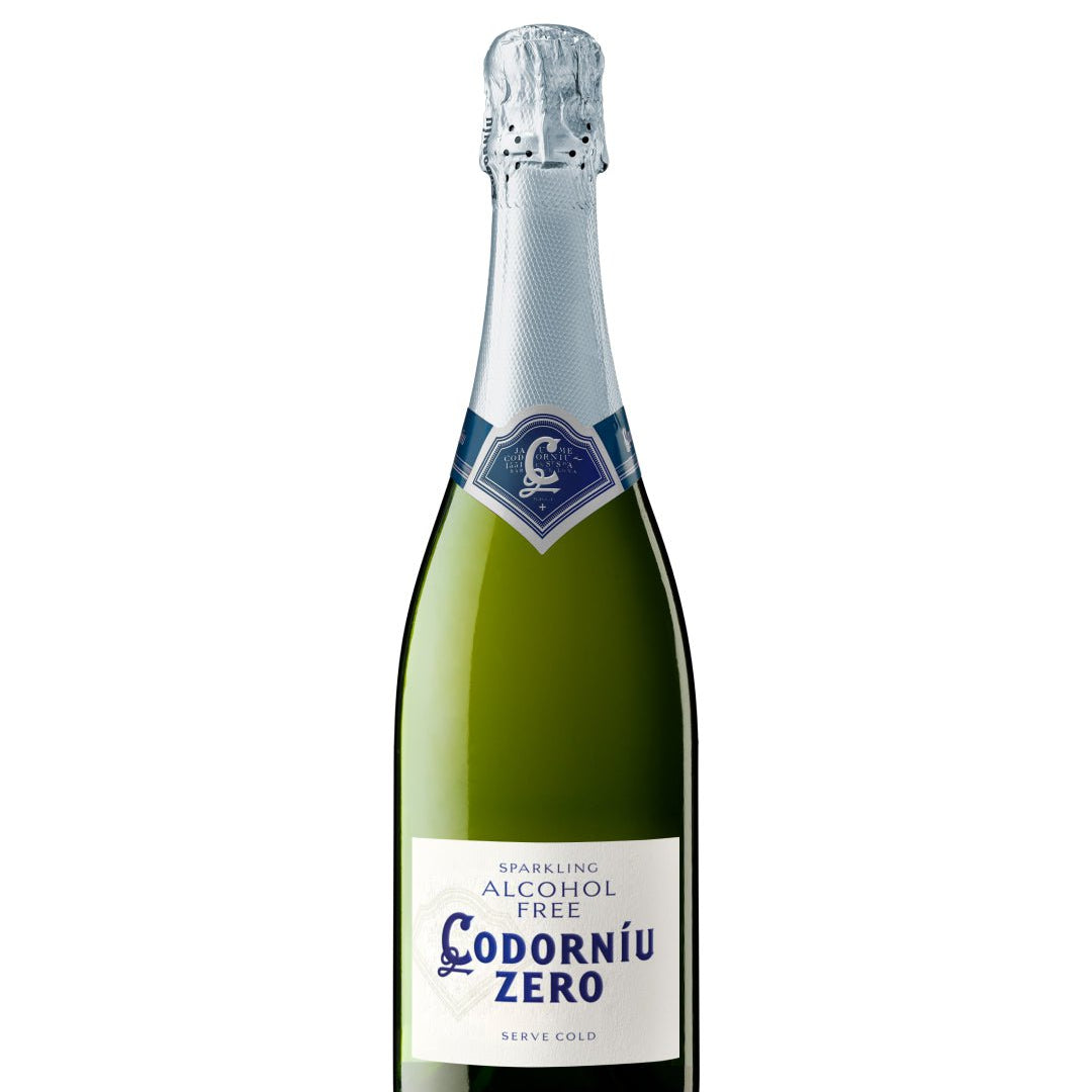 Codorniu Zero Alcohol Free Sparkling White Wine, 75 cl