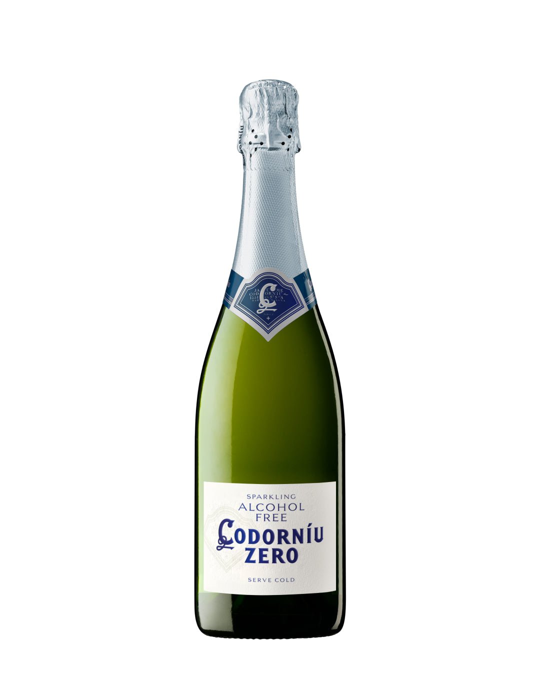 Codorniu Zero Alcohol Free Sparkling White Wine, 75 cl