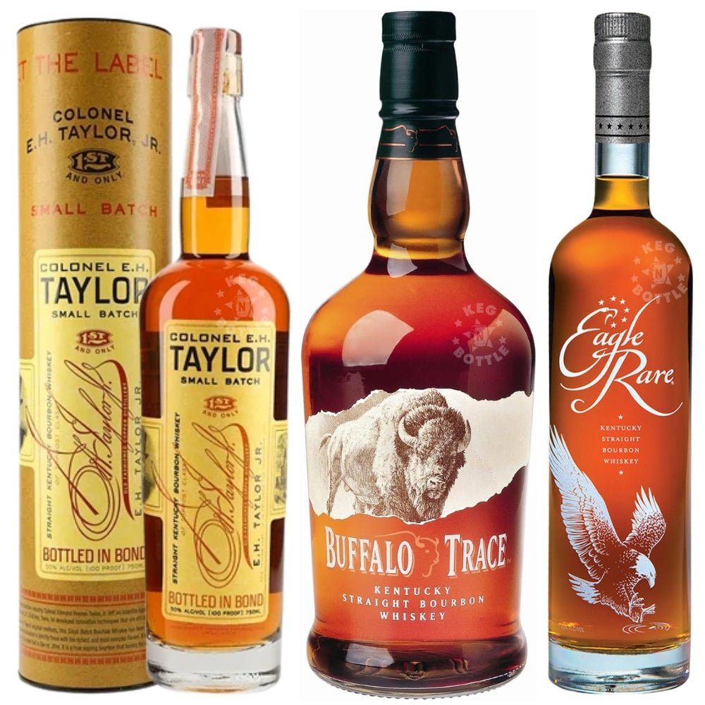 Colonel E.H. Taylor Small Batch, Buffalo Trace, & Eagle Rare Bourbon Collection (750 ml Each)