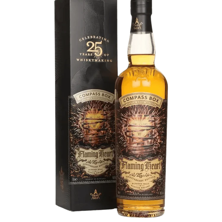 Compass Box Flaming Heart 25th Anniversary Blended Malt Whisky (750 ml)