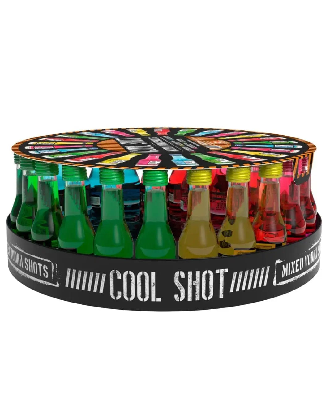 Cool Shot Mixed Vodka Shots Carousel, 61 x 20 ml