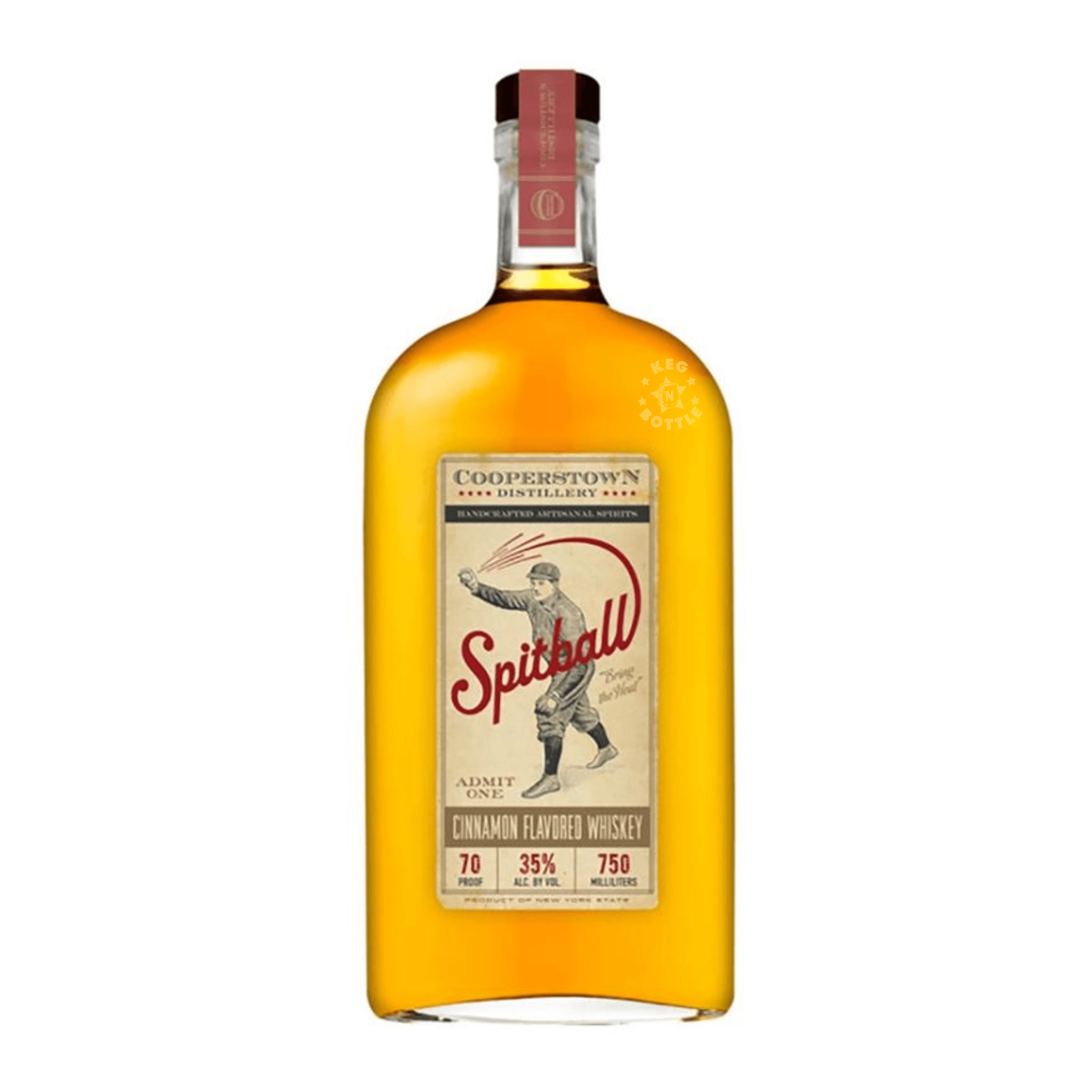 Cooperstown Spitball Cinnamon Whiskey (750 ml)