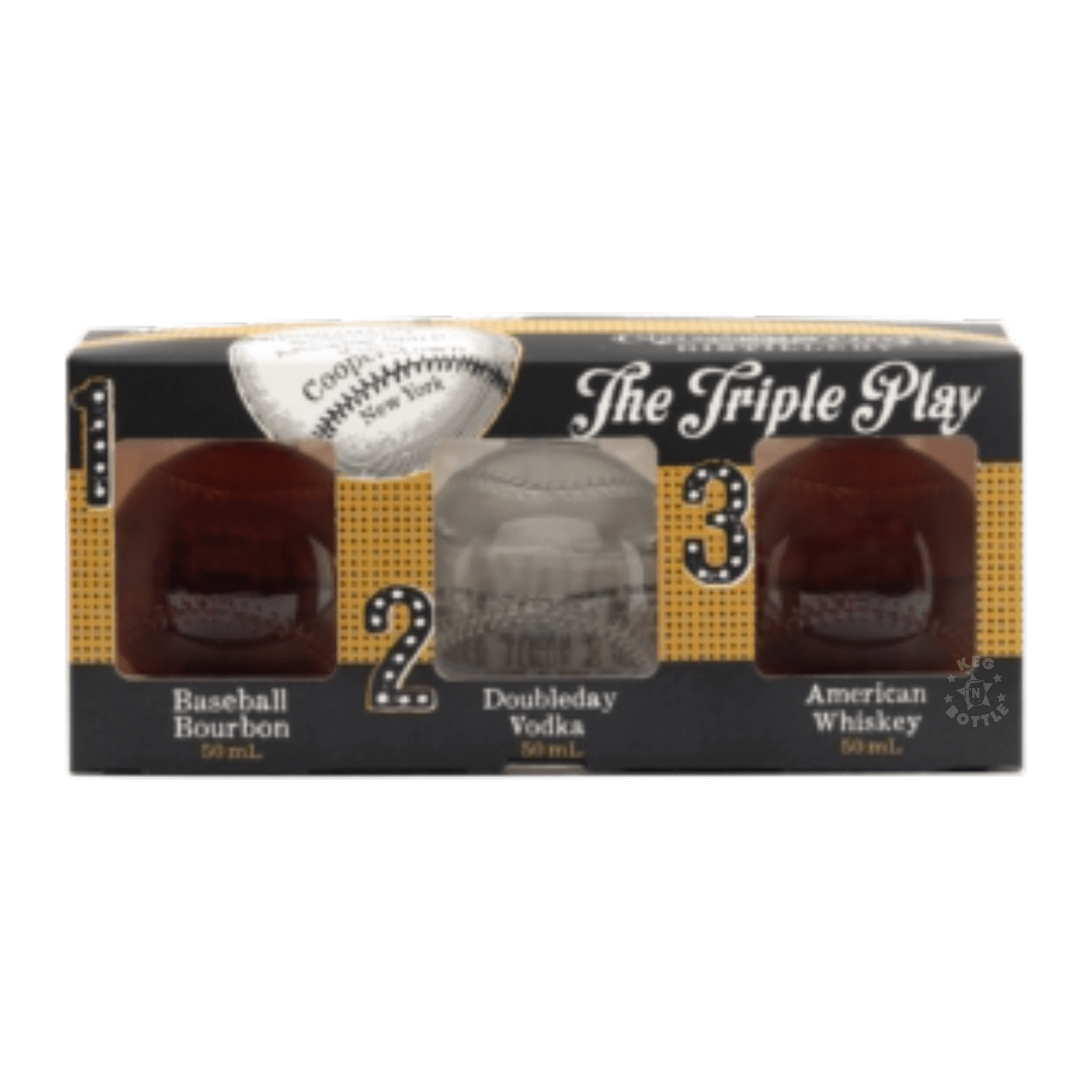 Cooperstown The Triple Play Mini Whiskey Set (3 x 50 mL)