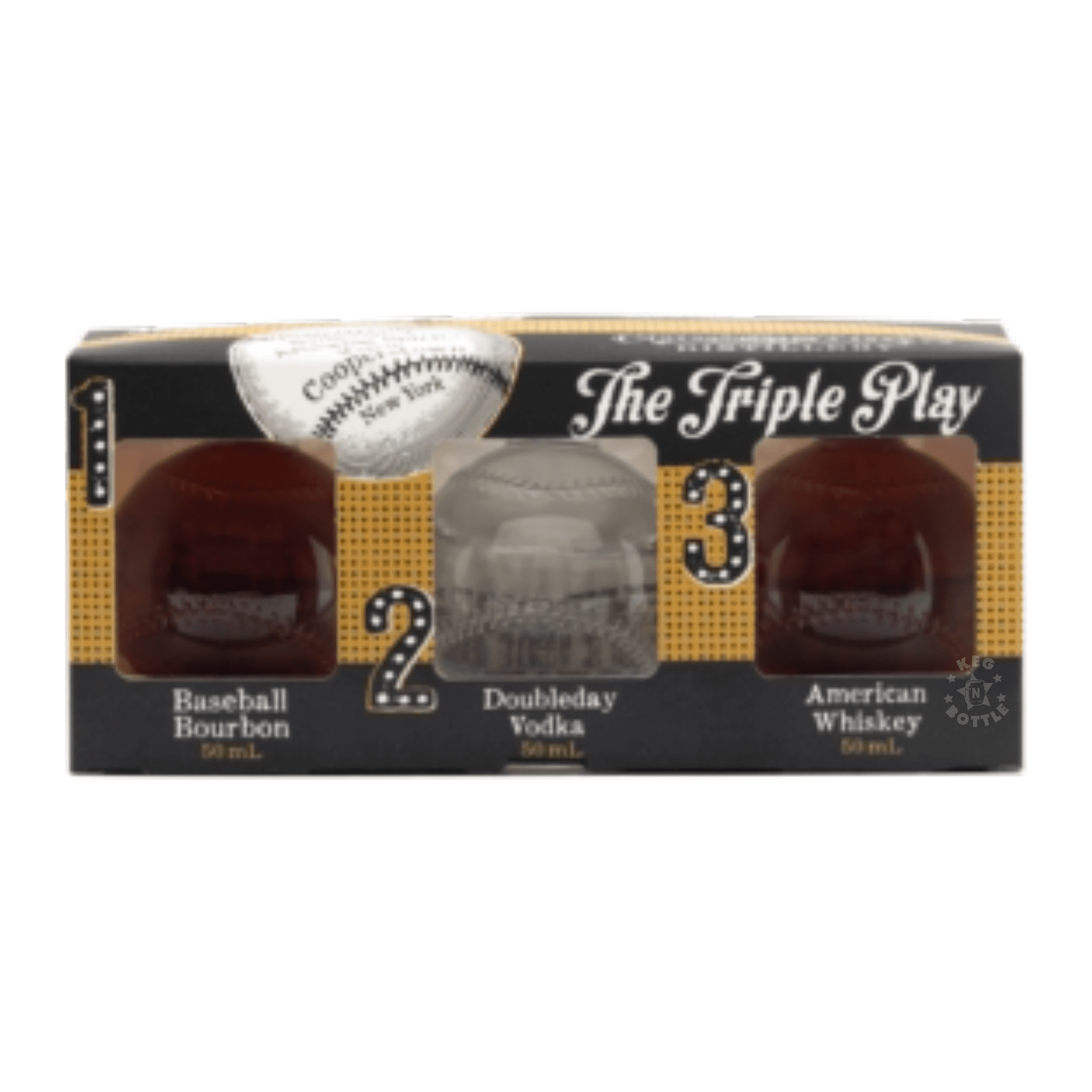 Cooperstown The Triple Play Mini Whiskey Set (3 x 50 mL)