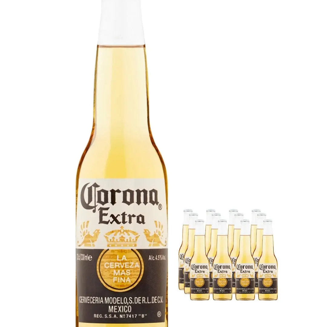 Corona Extra Lager Beer Bottle Multipack, 12 x 330 ml