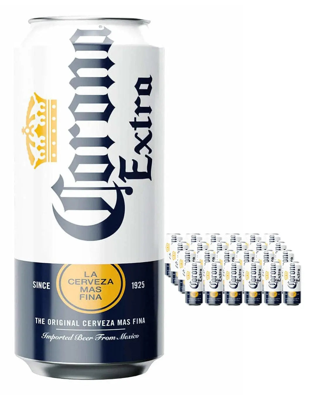 Corona Extra Lager Beer Can Multipack, 24 x 440 ml
