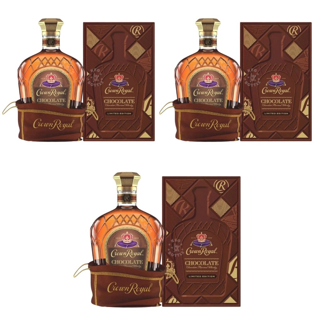 Crown Royal Chocolate Canadian Whiskey - 3 Pack (3 x 750 ml)