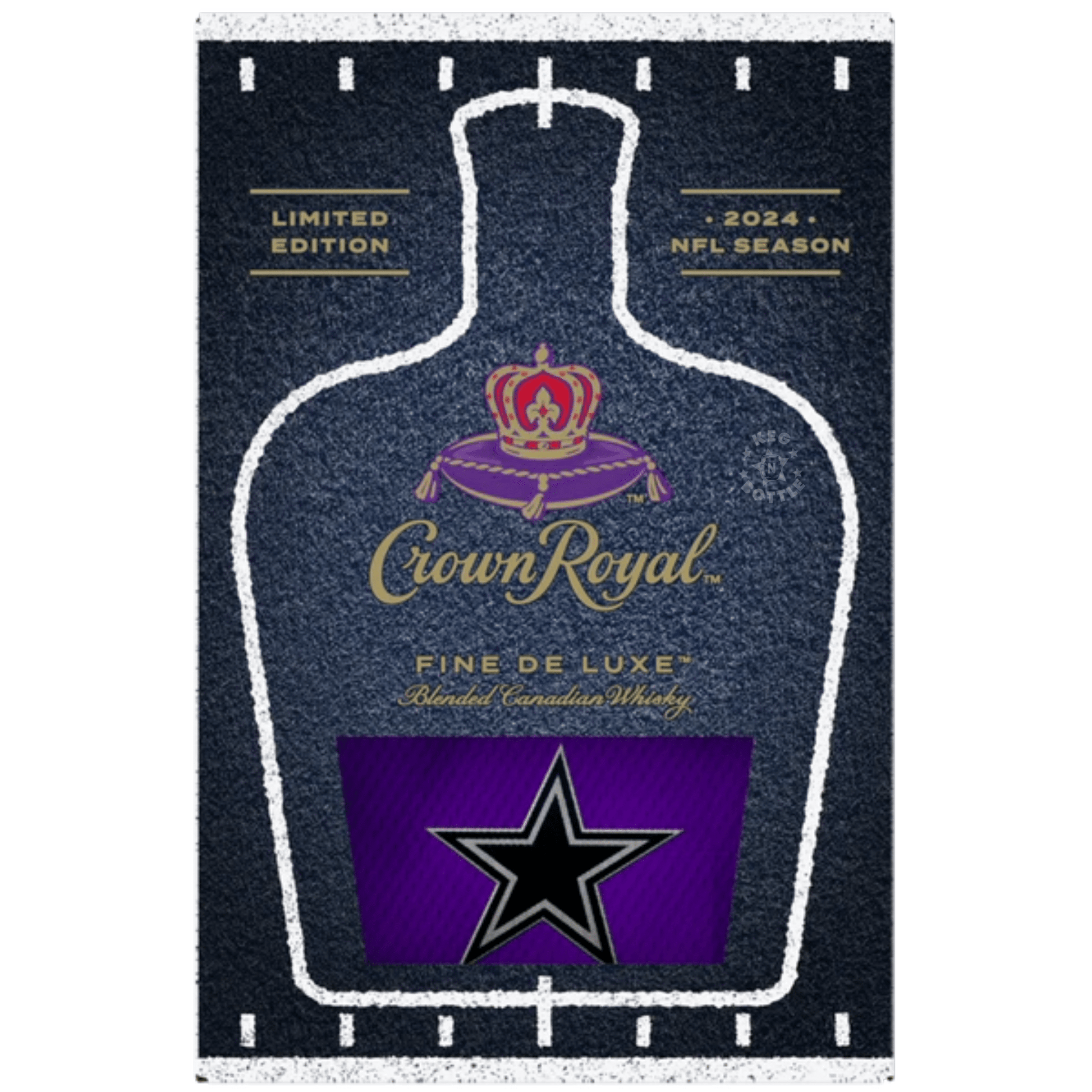 Crown Royal Whiskey Dallas Cowboys Edition (750mL)