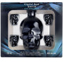 Crystal Head Onyx Vodka Gift Set with 4 Shot Glasses (750 ml)