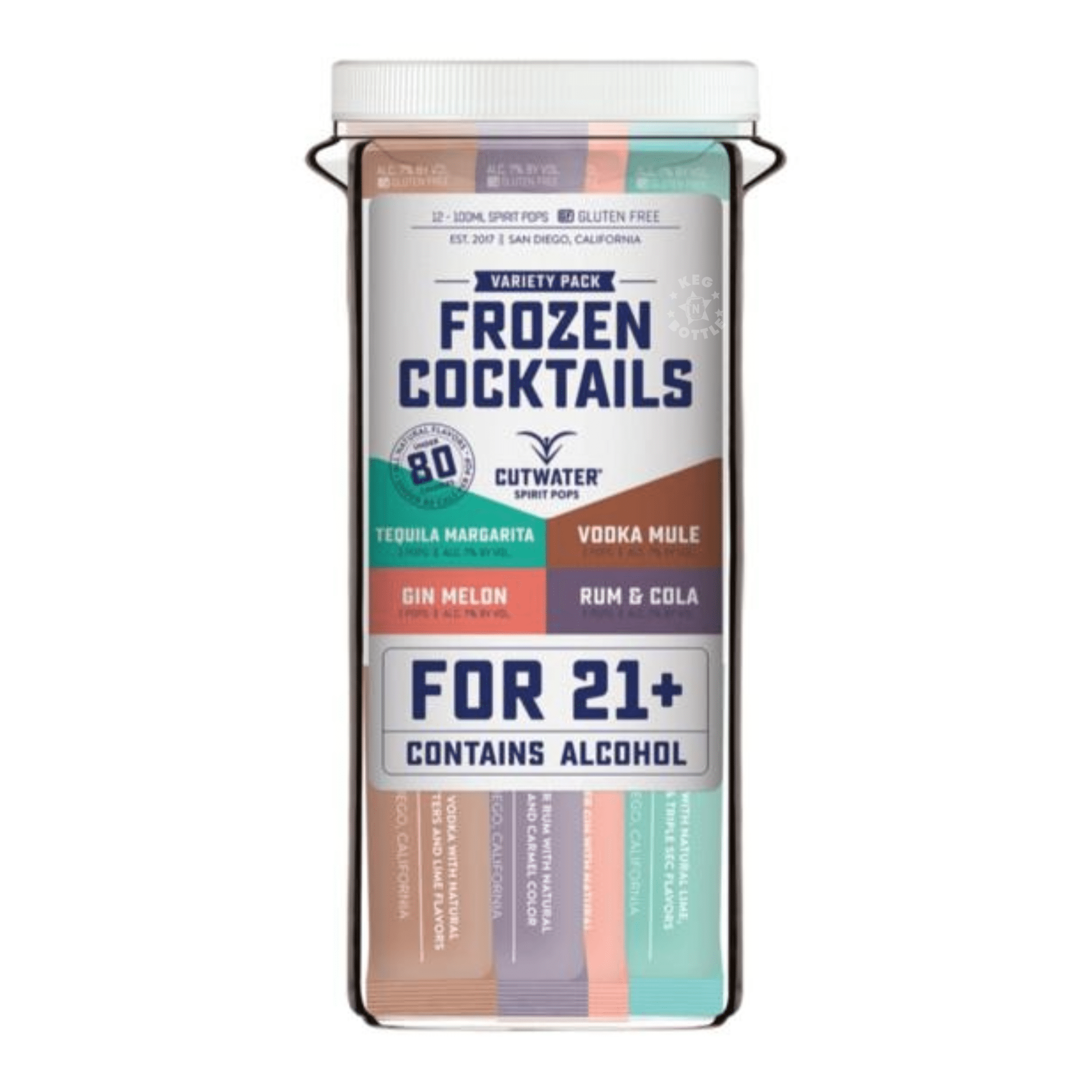 Cutwater Frozen Cocktails Variety Pack (12 Pack)