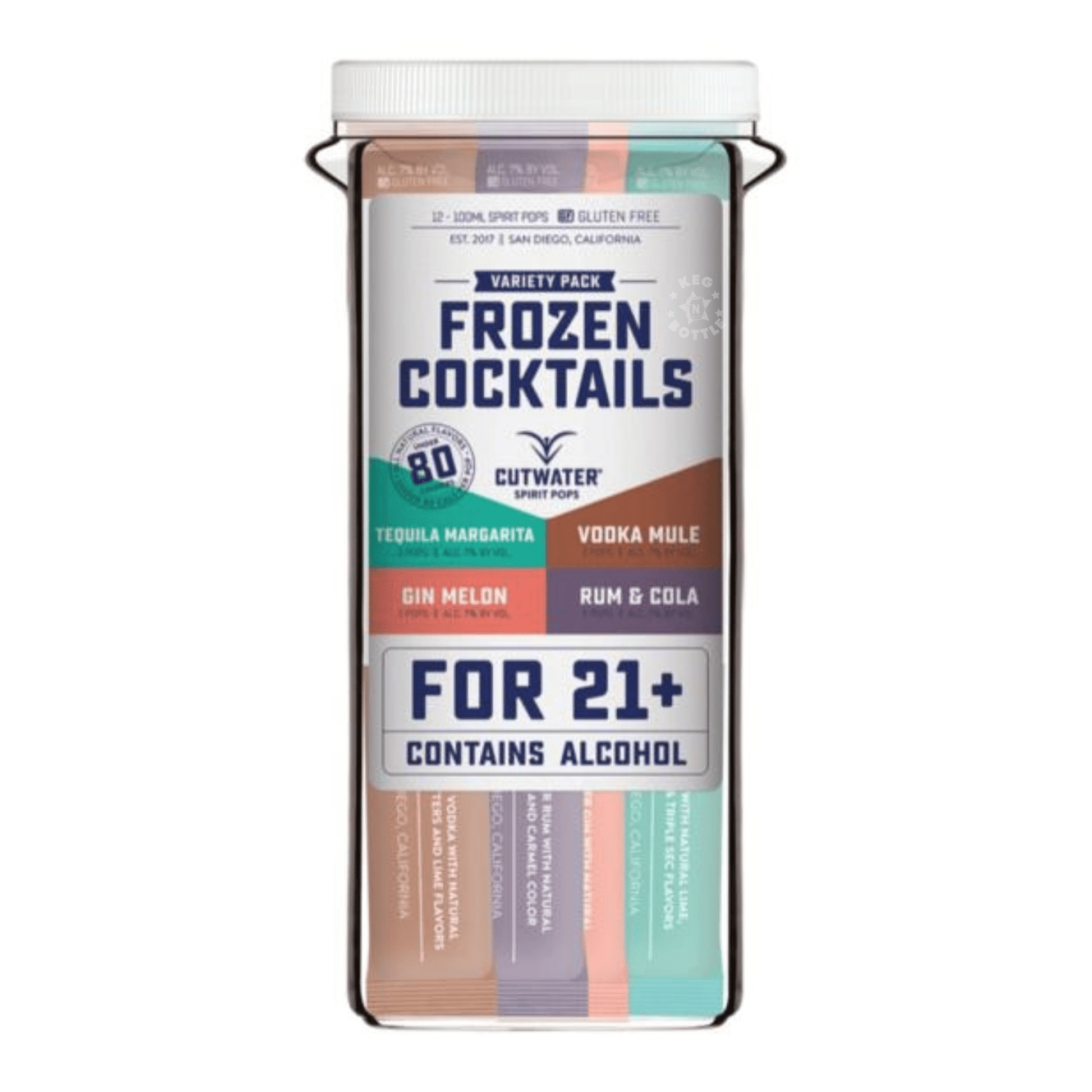 Cutwater Frozen Cocktails Variety Pack (12 Pack)