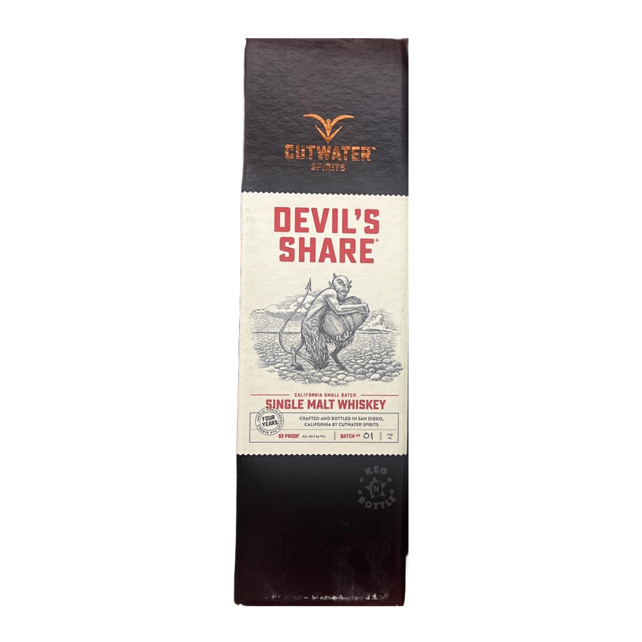 Cutwater Spirits Devil's Share Batch 1 Single Malt Whiskey (750 ml)