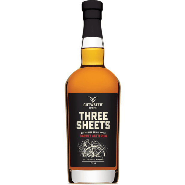 Cutwater Three Sheets Barrel Aged Rum 750 ML