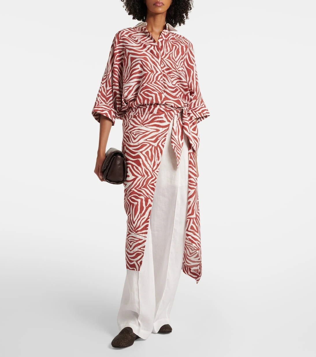 Brunello Cucinelli - Linen wide-leg pants