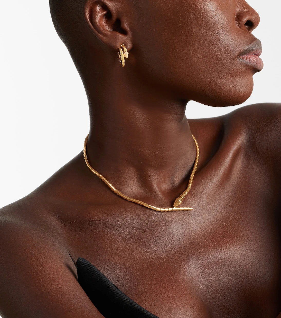 Bvlgari - Serpenti Viper 18kt gold earrings