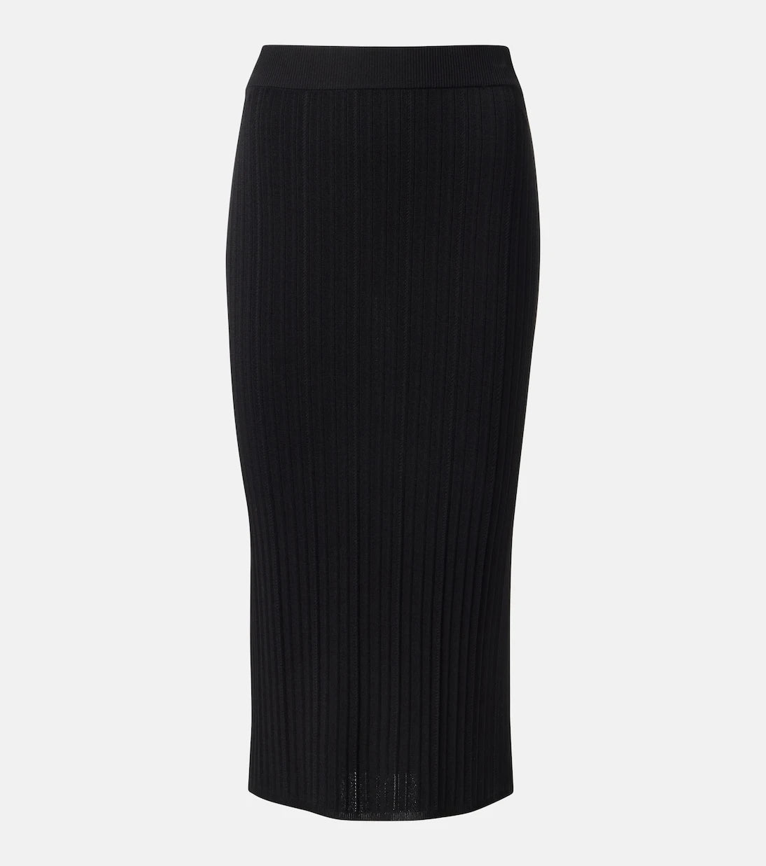 Joseph - Ribbed-knit midi skirt